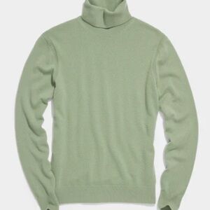 100% cashmere sweater — Todd Snyder, green, size small